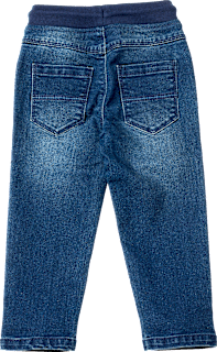 Jeans mit Stretch, Kordel & geradem Schnitt, blau, Gr. 110 ALANA