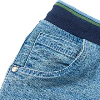 Jeans mit Stretch, Kordel & schmalem Schnitt, blau, Gr. 122 ALANA