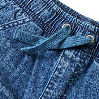 Jeans mit Stretch & weitem Schnitt, blau, Gr. 128 ALANA