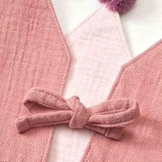 Kinder Geburtstagskrone aus Musselin, rosa ALANA