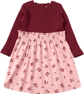 Kleid mit Ripp-Struktur, rot, Gr. 134 ALANA