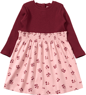 Kleid mit Ripp-Struktur, rot, Gr. 134 ALANA