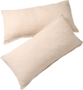 Kopfkissenbezüge aus Musselin, beige, 40 x 80 cm ALANA