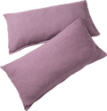 Kopfkissenbezüge aus Musselin, mauve, 40 x 80 cm ALANA