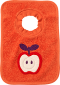 Lätzchen mit Apfel-Motiv, rot ALANA