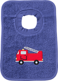 Lätzchen mit Feuerwehrauto-Motiv, blau ALANA