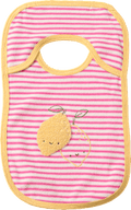 Lätzchen mit Zitronen-Applikation, rosa + weiß ALANA