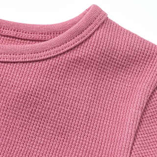 Langarmshirt mit Waffel-Struktur, rosa, Gr. 110 ALANA