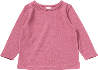 Langarmshirt mit Waffel-Struktur, rosa, Gr. 110 ALANA
