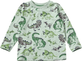 Langarmshirt Pro Climate mit Dino-Muster, grün, Gr. 116 ALANA