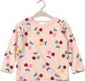 Langarmshirt Pro Climate mit Kirschen-Muster, beige, Gr. 110 ALANA