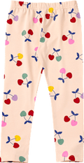 Leggings Pro Climate mit Kirschen-Muster, beige, Gr. 110 ALANA