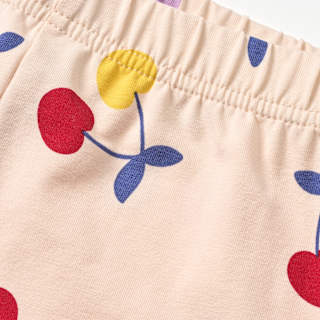 Leggings Pro Climate mit Kirschen-Muster, beige, Gr. 110 ALANA