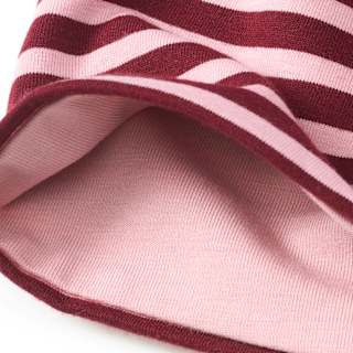 Loop Schal mit Streifen-Muster, rosa ALANA