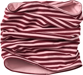 Loop Schal mit Streifen-Muster, rosa ALANA