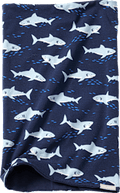 Loop Schal Pro Climate mit Hai-Muster, blau ALANA