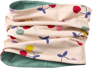 Loop Schal Pro Climate mit Kirschen-Muster, beige ALANA