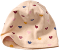 Mütze mit Ajour-Struktur & Herz-Muster, beige, Gr. 54/55 ALANA