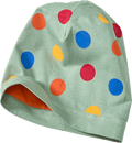 Mütze mit Punkte-Muster, grün, Gr. 54/55 ALANA