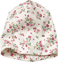 Mütze mit Ripp-Struktur & Blumen-Muster, weiß, Gr. 52/53 ALANA