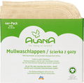 Mullwaschlappen, natur, ca. 25 x 25 cm ALANA