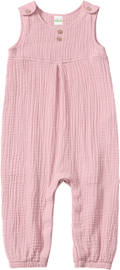 Overall aus Musselin, rosa, Gr. 80 ALANA