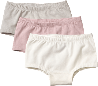 Pantys, grau + rosa + weiß, Gr. 98/104 ALANA