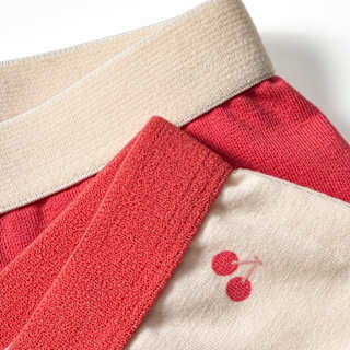 Pantys mit Kirschen-Muster, rot + weiß, Gr. 110/116 ALANA