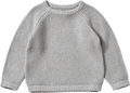 Pullover aus Strick mit Raglan-Ärmeln, grau, Gr. 122 ALANA