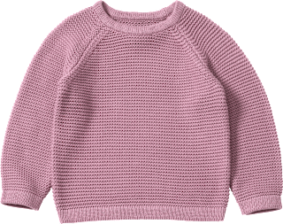 Pullover aus Strick mit Raglan-Ärmeln, lila, Gr. 110 ALANA