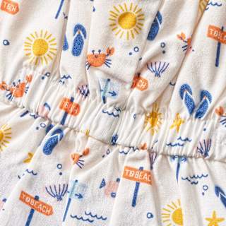 Schirmmütze mit Nackenschutz, blau & weiß, Gr. 54/55 ALANA