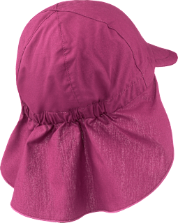 Schirmmütze mit Nackenschutz, lila, Gr. 54/55 ALANA