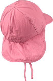 Schirmmütze mit Nackenschutz, rosa, Gr. 44/45 ALANA