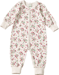 Schlafanzug mit Blumen-Muster, weiß, Gr. 86/92 ALANA
