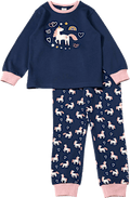 Schlafanzug mit Glow-in-the-Dark Einhorn-Motiv, blau, Gr. 98 ALANA