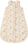 Schlafsack 0,5 TOG aus Musselin mit Fisch-Muster, beige, 80 cm ALANA