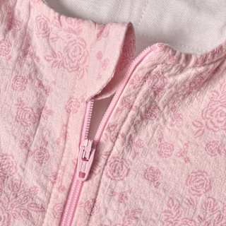 Schlafsack 1,5 TOG mit Blumen-Muster, rosa, 100 cm ALANA