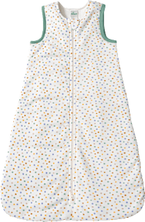 Schlafsack 2 TOG mit Punkte-Muster, weiß, 70 cm ALANA