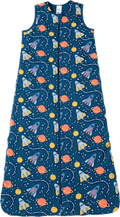 Schlafsack 2 TOG mit Weltall-Muster, blau, 110 cm ALANA