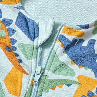 Schlafsack mit Beinen 2 TOG mit Dino-Muster, blau, 110 cm ALANA