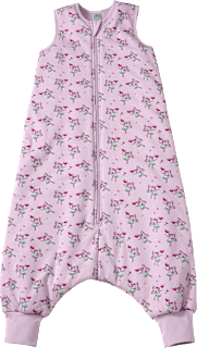 Schlafsack mit Beinen 2 TOG mit Feen-Muster, lila, 100 cm ALANA