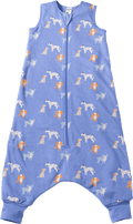 Schlafsack mit Beinen 2 TOG mit Hunde-Muster, blau, 100 cm ALANA
