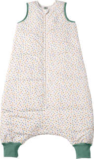 Schlafsack mit Beinen 3 TOG mit Punkte-Muster, grün, 100 cm ALANA