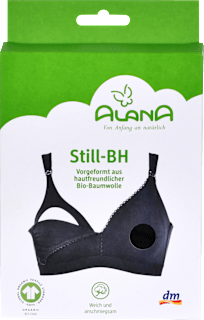 Schwangerschafts- und Still-BH Gr. M, schwarz ALANA