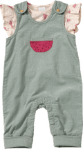 Set mit Shirt mit Melonen-Muster & Latzhose, grün & rosa, Gr. 62 ALANA
