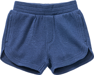Shorts aus Sweat mit Waffel-Struktur, blau, Gr. 104 ALANA