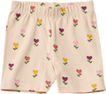 Shorts mit Tulpen-Muster & Ripp-Struktur, beige, Gr. 110 ALANA
