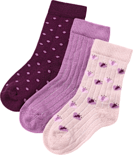 Socken mit Ripp-Struktur, lila, Gr. 27/29 ALANA