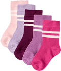 Socken mit Streifen-Muster, lila, Gr. 23/26 ALANA