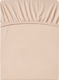 Spannbettlaken Doppelgröße, beige, 180 x 200 cm ALANA